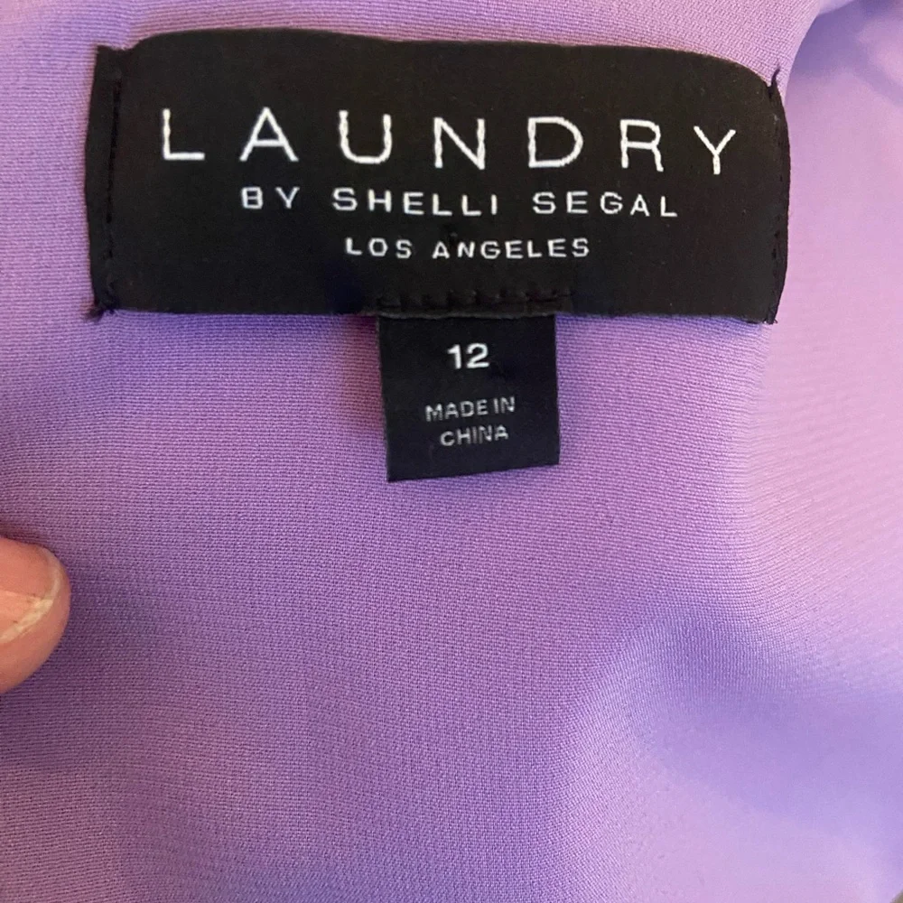 Laundry Sheli Segal Mauve Bell Sleeve Dress - Picture 7 of 7